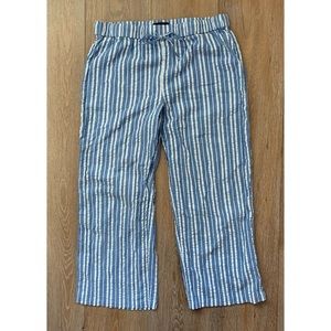 JCrew Cotton textured lounge pants